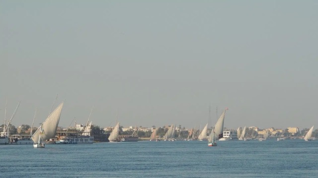 Ten Plastic Kayaks on the Nile