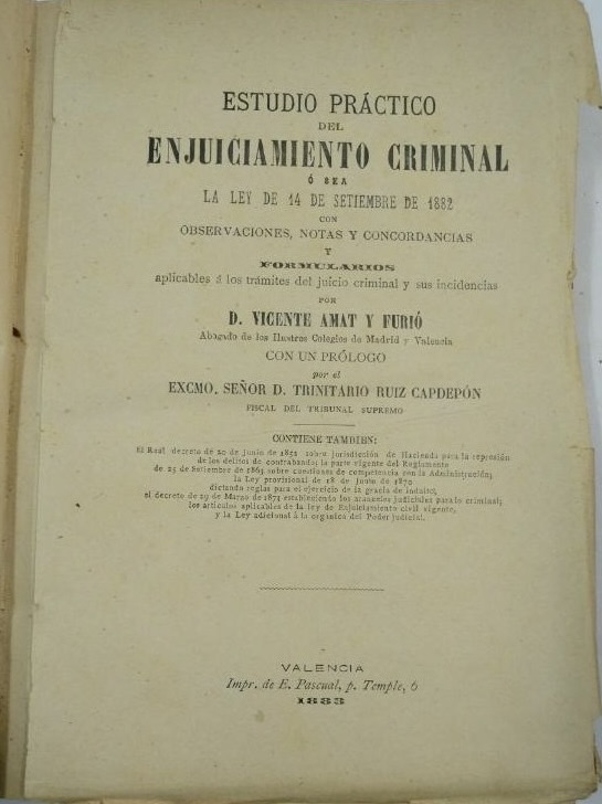 Ley de Enjuiciamiento Criminal española de 1882